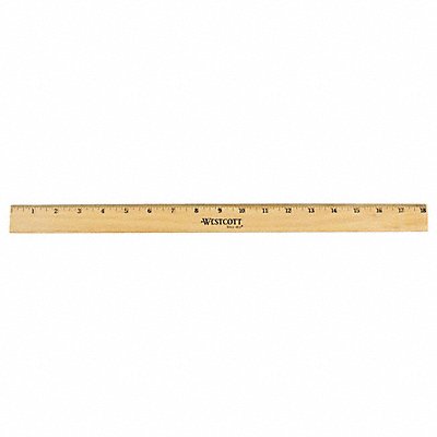 WESTCOTT 5018 Ruler Wood 18 In