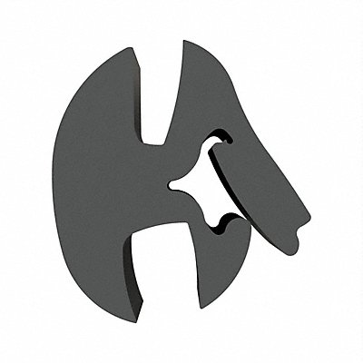FAIRCHILD 69025 Window Lock Gasket Dbl 0.093 - 0.140 in