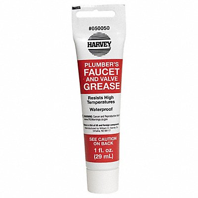 HARVEY 5005012 Plumbing Grease Tube 1 oz