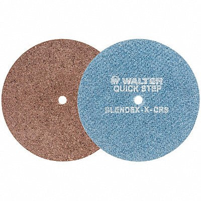 WALTER SURFACE TECHNOLOGIES 07R600 Hook & Loop Surface Disc Brown 6 dia