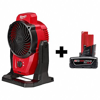 MILWAUKEE 8202048112460 M12 Mounting Fan M12 XC6.0 Battery
