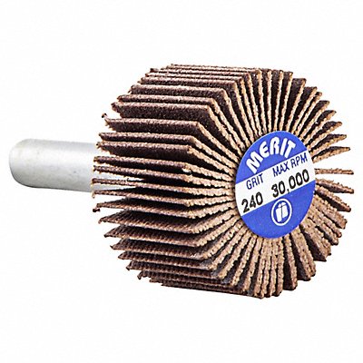 MERIT 8834137104 Flap Wheel Aluminum Oxide 1 dia