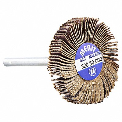 MERIT 8834137505 Flap Wheel Aluminum Oxide 1 3/16 dia