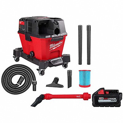 MILWAUKEE 9.10204811186549E+20 M18 9gal Vac XC6.0 Battery AirTip