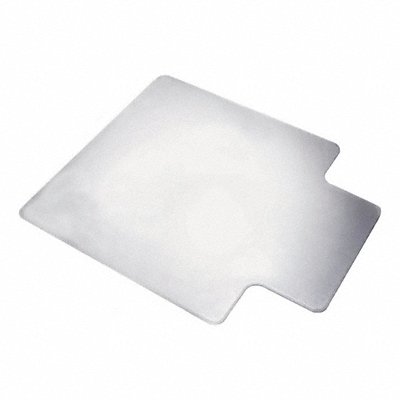 ABILITY ONE 7220010000000 Chair Mat Lip Hard Surfaces 45 x 53 In