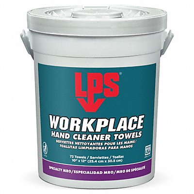 LPS 9200 Cleaning Towels Orange 12 inL 10 inW