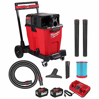 MILWAUKEE 093022HD Wet/Dry Vacuum Kit Tank 12 gal 31 1/2 L