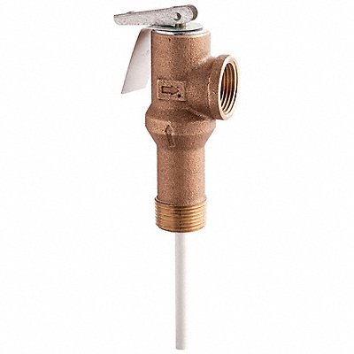 WATTS 34LFSL100XL150210 Temperature Pressure Relief Valve Bronze