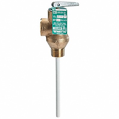 WATTS 12LF1XL8150210 Temperature Pressure Relief Valve Copper