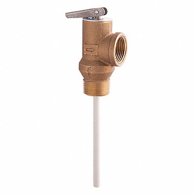 WATTS 34LF100XL125210 Temperature Pressure Relief Valve Copper