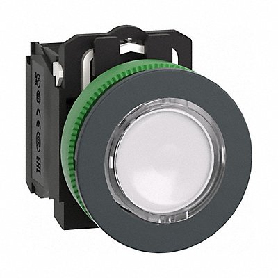 SCHNEIDER ELECTRIC XB5FW31G5 Illuminatedinated PushButton FullVolt White 1NO/1NC
