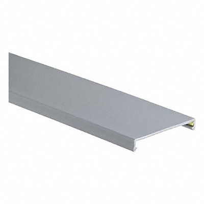 PANDUIT C15LG6F Wire Duct Cover Flush Gray 1-3/4 Wx6ft.L