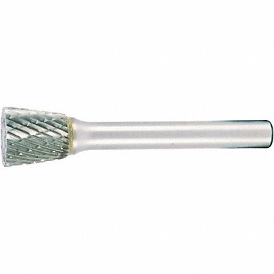 WIDIA METAL REMOVAL 3051758 Carbide Burr Inv Taper 1/4 Double Cut