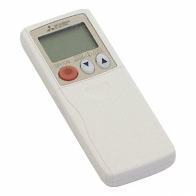 MITSUBISHI ELECTRIC U01A03426 Handheld Remote Control 3/4 in H White