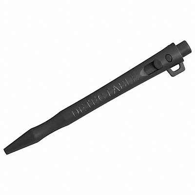 DETECTAMET INC. 101I02C22PA03 Metal Detectable Pen Black Ink PK50