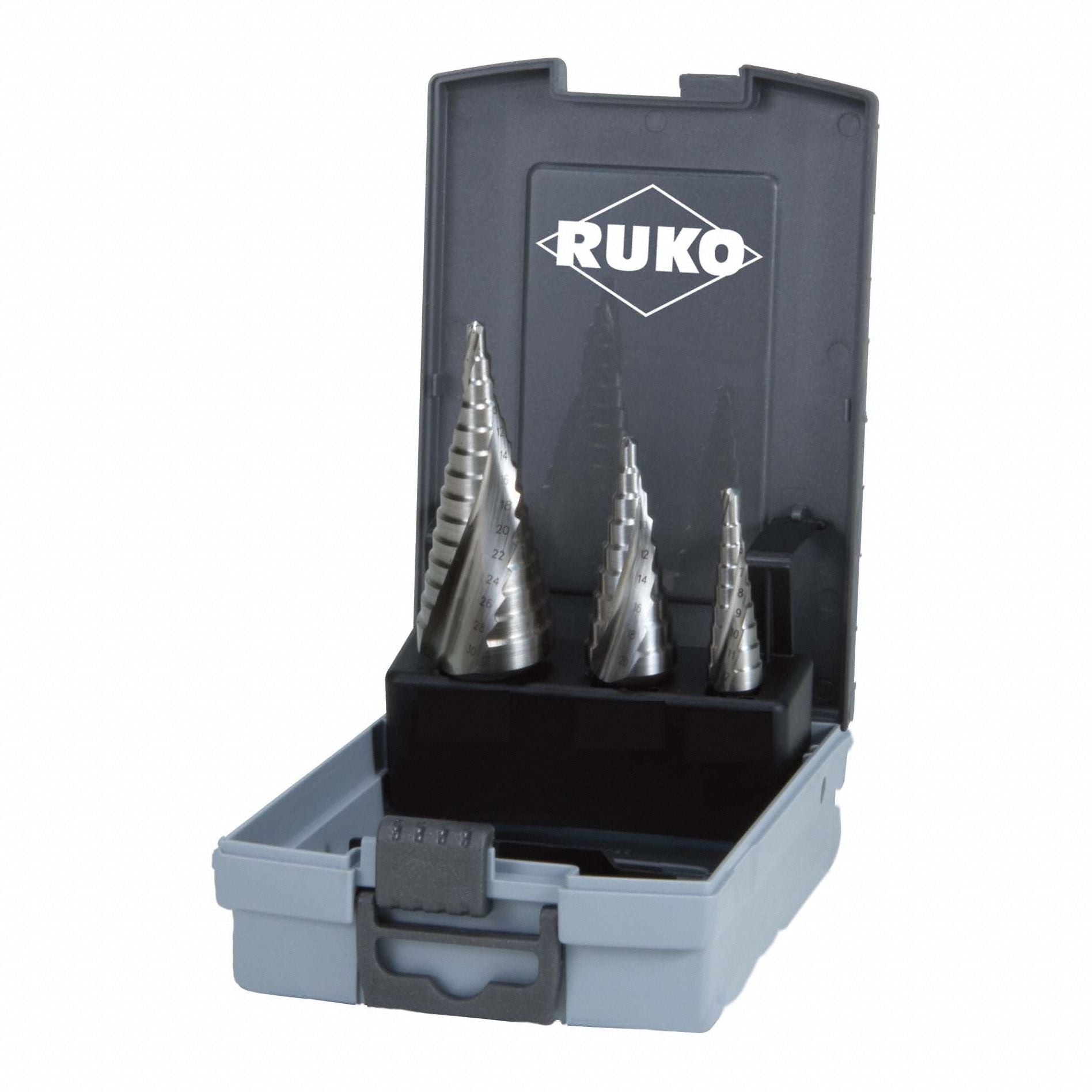 RUKO 101026USERO Step Drill Bit Set