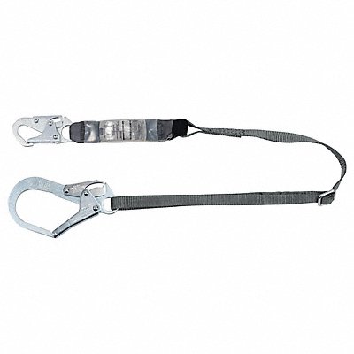MSA 10190398 Shock-Absorbing Lanyard Grey