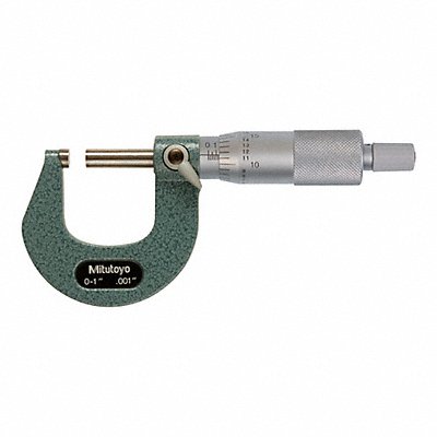 MITUTOYO 103-259 CAL Calibrated Mechanical Micrometer