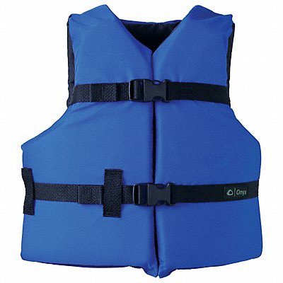 ONYX 10300100000000 Life Jacket Youth UNIV 15.5lb Foam Blue