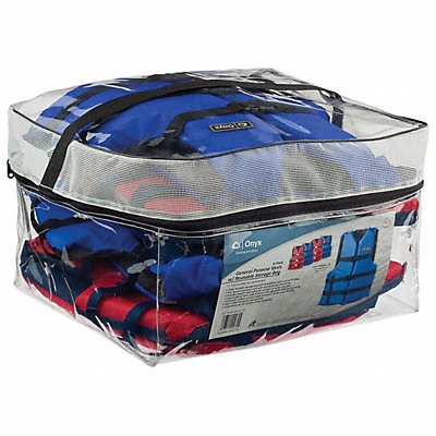 ONYX 10320100000000 Life Jacket Adult UNIV 15.5lb BL/RD PK4