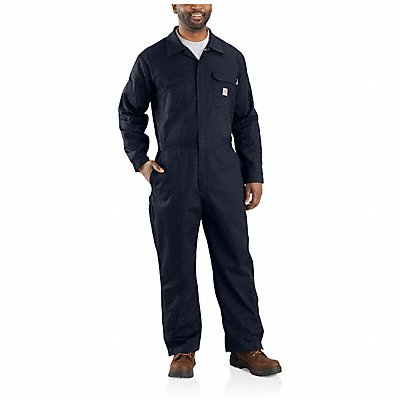 CARHARTT 105016DNYSREG Coverall Zipper Stand Up Collar Blue S