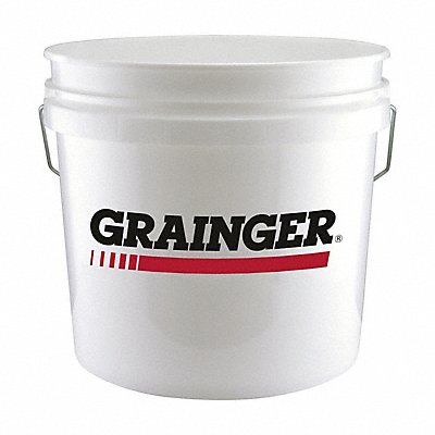 GRAINGER 878HN4 Plastic Pail 3.5Gl 70 Mil