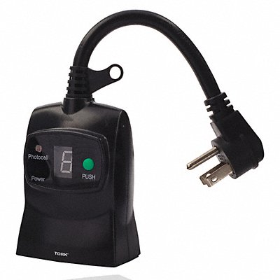 TORK 654E Plug-In Timer 7 day Black
