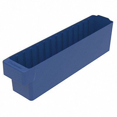 AKRO-MILS 31148BLU D5439 Drawer Bin Blue Polystyrene 4 5/8 in
