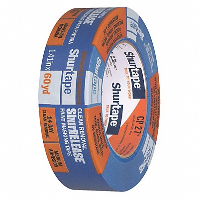 SHURTAPE CP27 MaskingTape 1 3/8 W 60yd L Blue