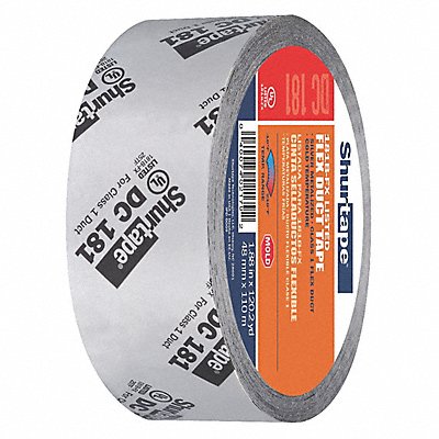 SHURTAPE DC181 Duct Tape Silver 1 7/8inx120yd 2.7 mil