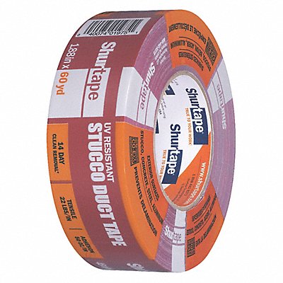 SHURTAPE PC667 Duct Tape 1 7/8 W 60 yd L Red