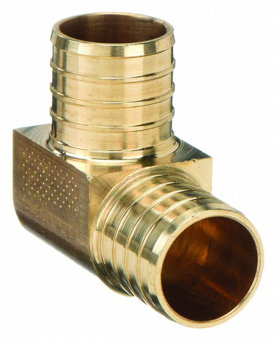 ZURN PEX QQE44GX Elbow 90 Deg Low Lead Brass 3/4 Tube