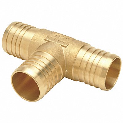ZURN PEX QQT544GX Tee Brass 1 x 3/4 x 3/4 Tube PEX
