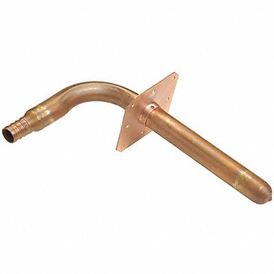 ZURN PEX QSTUBLXXF Stub Out Copper PEX w/Flange 1/2 x8 Tube