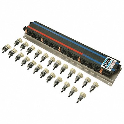 ZURN PEX QPPM9H15C2 PEX Manifold 18 Inlets 27 Outlets