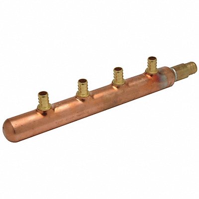 ZURN PEX QCM434GX PEX Manifold 1 Inlet 4 Outlets