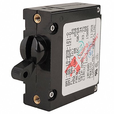 CARLING TECHNOLOGIES BA1B034625121D Circuit Breaker 25A Magnetic 277VAC