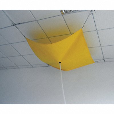 GRAINGER 10C890 Roof Leak Diverter 7 x 7 ft PVC