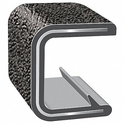 TRIM LOK INC 2000SB3X1225 Edge Trim Jumbo Clip .67 In W 25 Ft