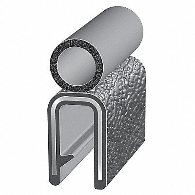 TRIM LOK INC 4100B3X332C100 Trim Seal Alum Clip 0.26 In W 100 Ft