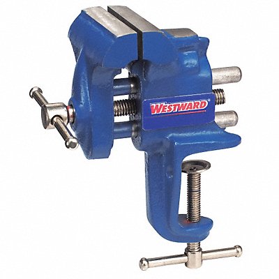 WESTWARD 10D698 Portable Vise Serrated Jaw 4 5/16 L