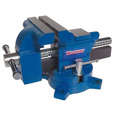 WESTWARD 10D702 Combination Vise Serrated Jaw 5 7/8 L