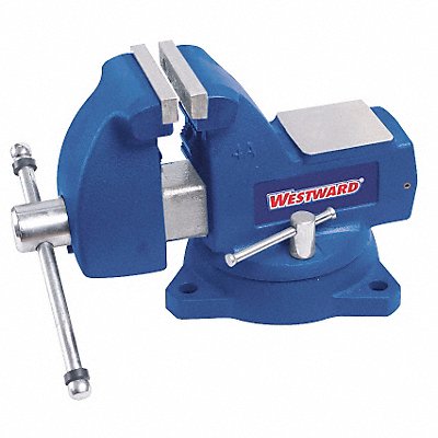 WESTWARD 10D709 Combination Vise Serrated Jaw 11 5/8 L
