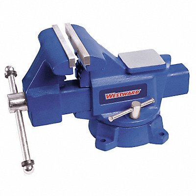 WESTWARD 10D710 Combination Vise Serrated Jaw 6 1/2 L