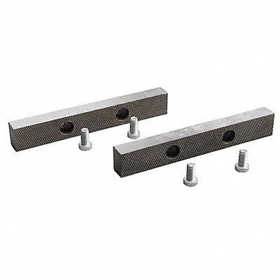 WESTWARD 10D760 Replace.JawInserts Steel Incl.4Screw PK2