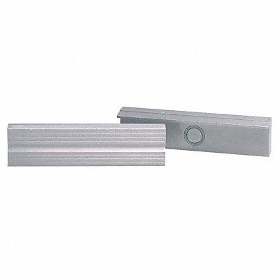 WESTWARD 10D769 Magnetic Jaw Cap Aluminum 6-1/2 In PK2
