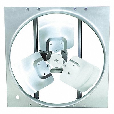 DAYTON 10D980 Exhaust Fan 24In Bl Alum 208-230/460V