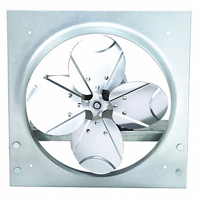 DAYTON 10E027 Exh/Sp Fan 12In Bl Alum 208-230/460V