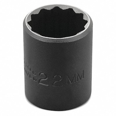 PROTO J7422MT Impact Socket Steel Black Oxide 22 mm