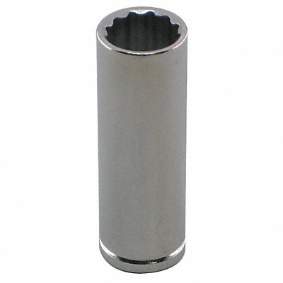 WESTWARD 10E879 Socket Steel Chrome 4 mm